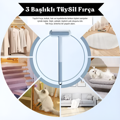 Patify - TüySil - 3 Başlıklı Tüy Toplayıcı