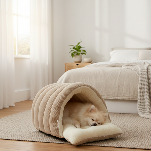 Patify Uyku Tüneli™ – Sıcacık Pelüş Evcil Hayvan Yatağı